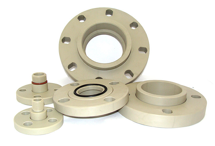 Flanges industriais Bueu com furação oblonga e diferentes conexões — vista complementar 2